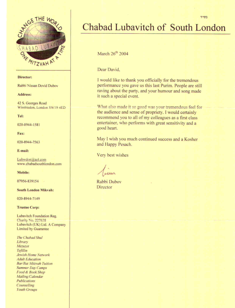 Chabad Lubavitch of South London